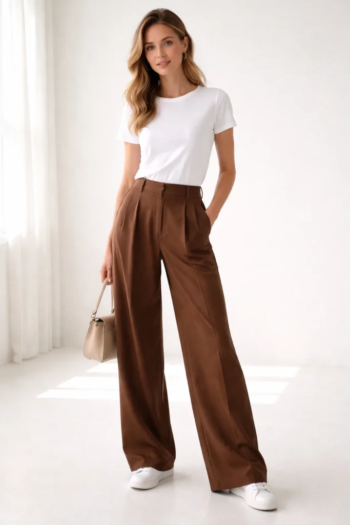 Chic Brown Pants