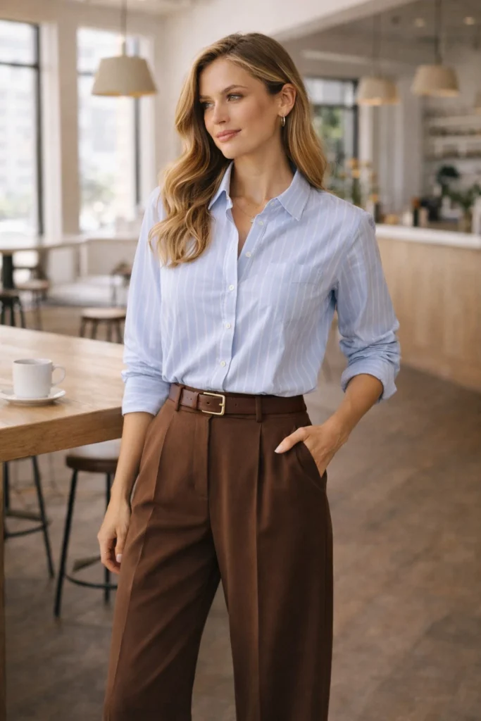 Chic Brown Pants