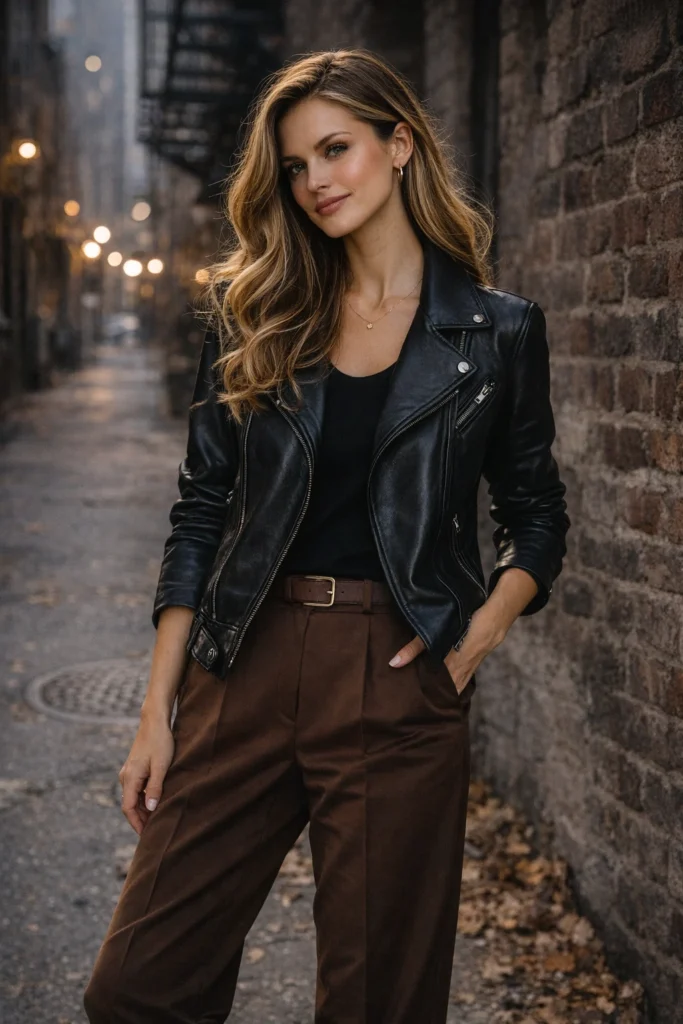 Chic Brown Pants