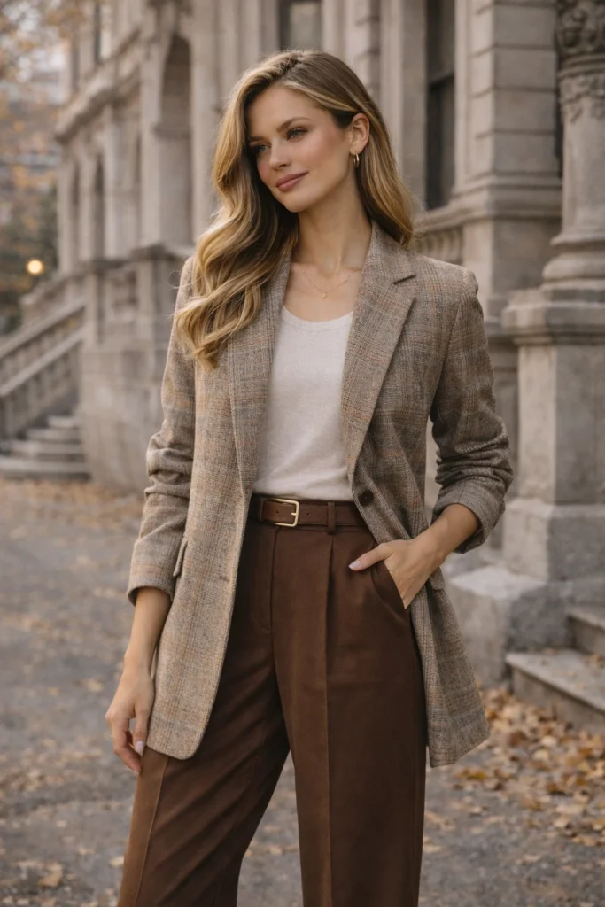 Chic Brown Pants