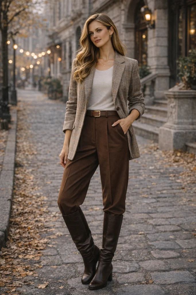 Chic Brown Pants