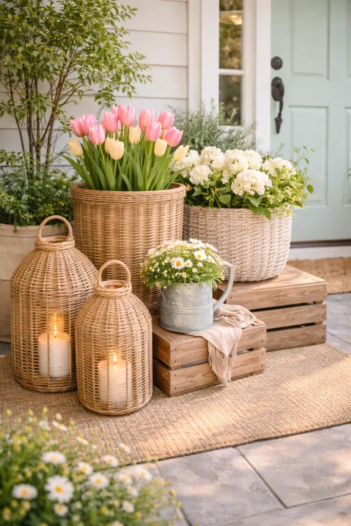 Spring Porch Decor