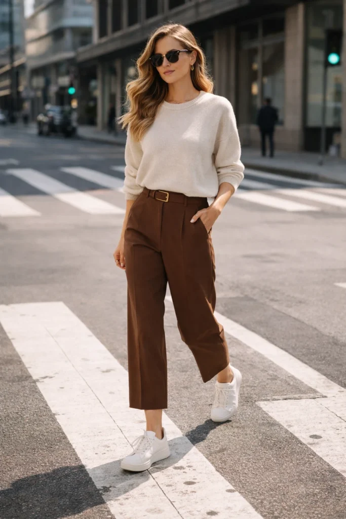 Chic Brown Pants