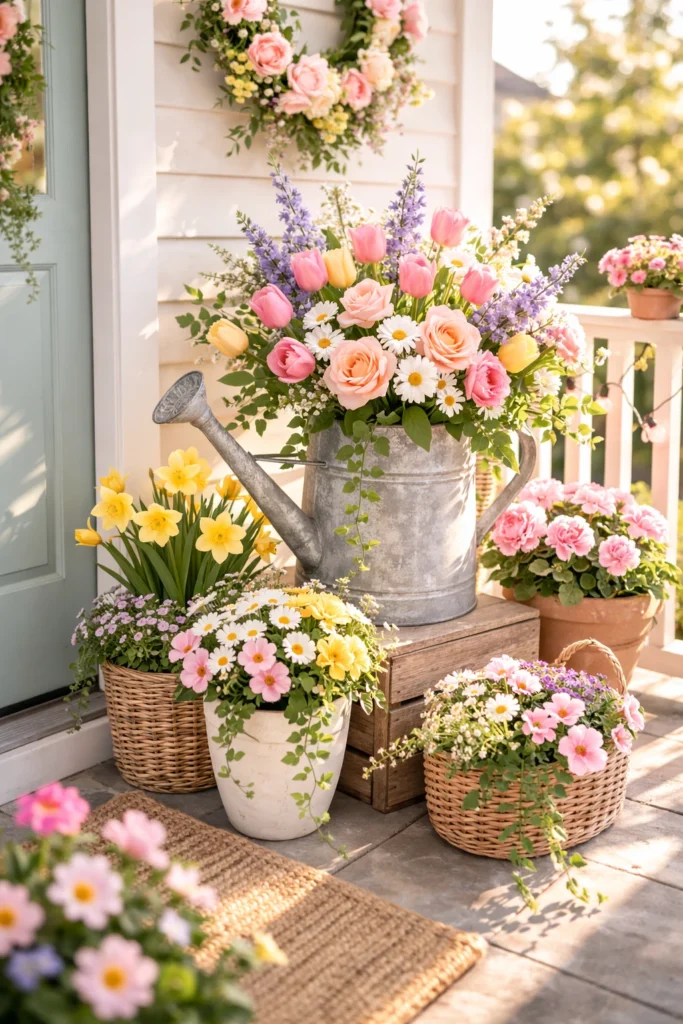 Spring Porch Decor