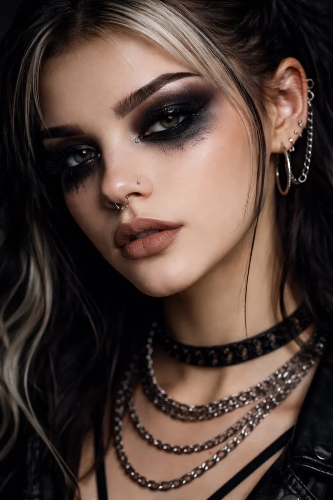 Alt Baddie Makeup