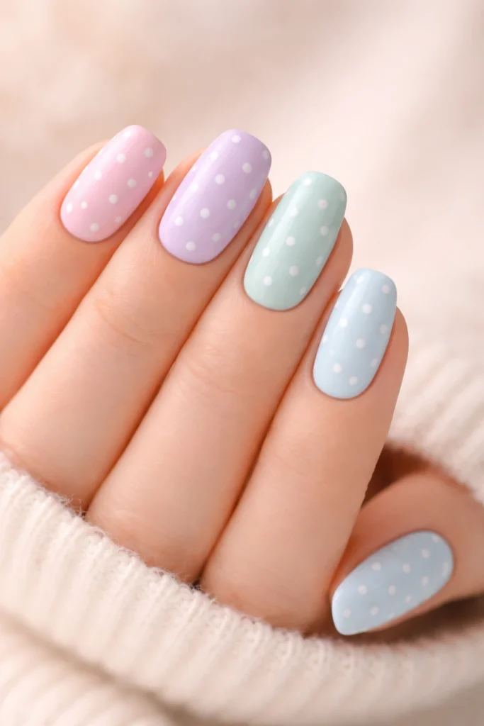 Polka Dot Nails