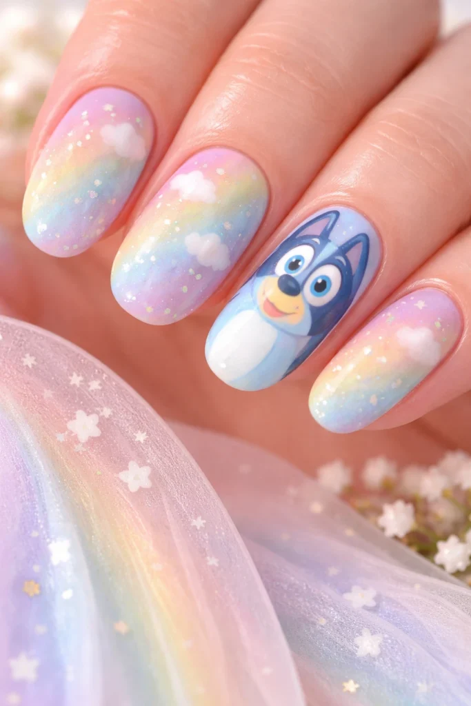Bluey Nails Trends
