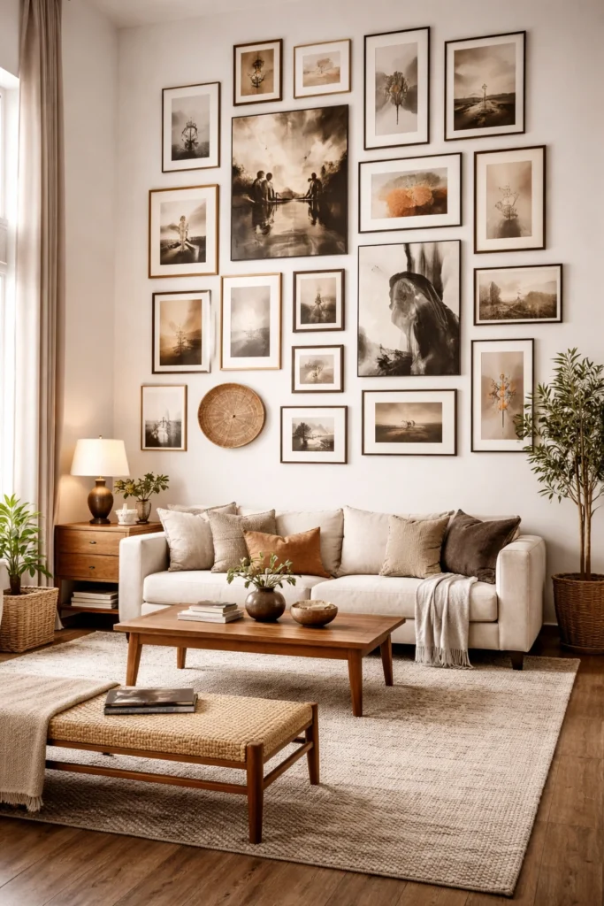 Unique Gallery Wall