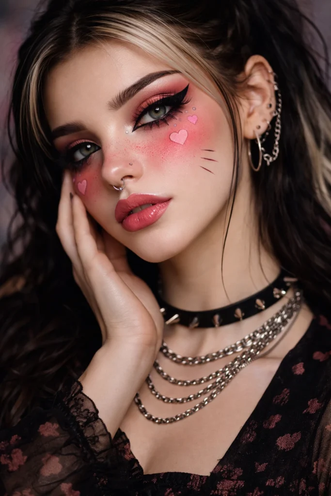 Alt Baddie Makeup