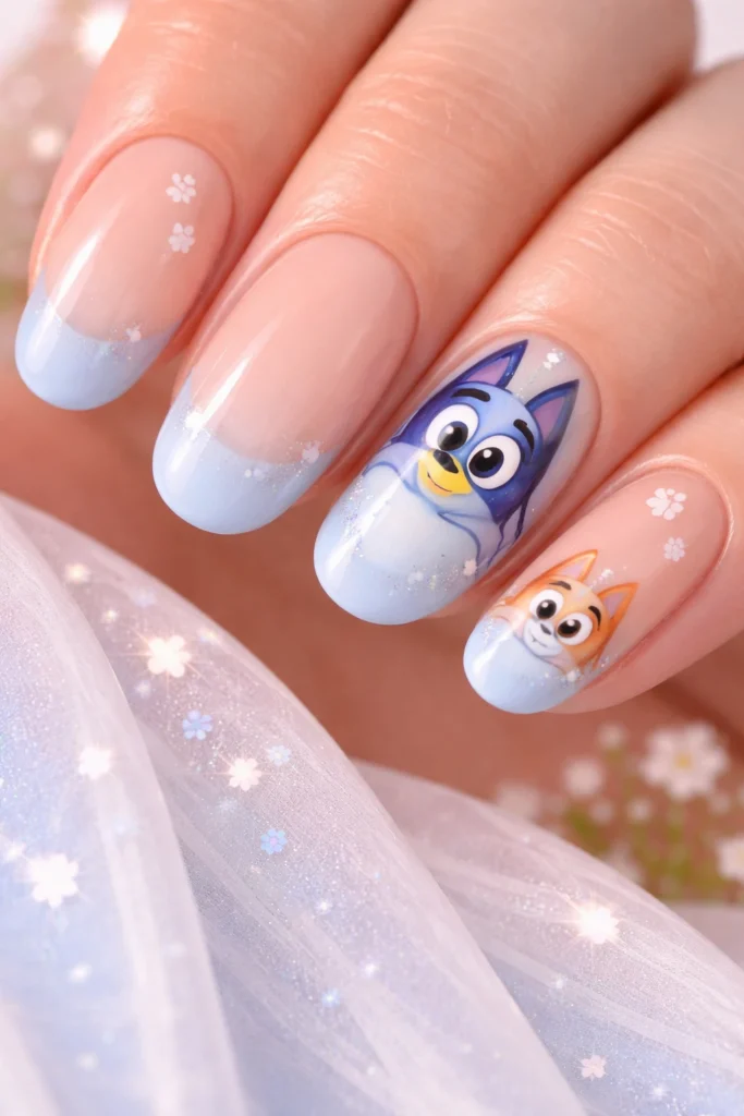 Bluey Nails Trends