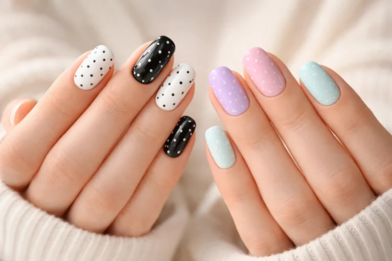 Polka Dot Nails