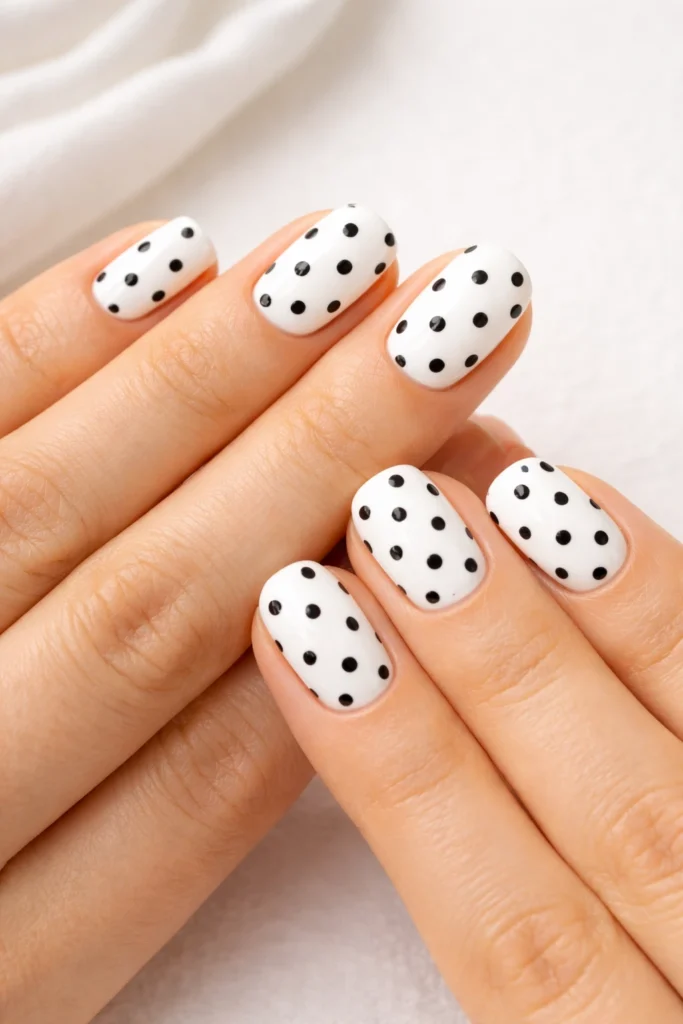 Polka Dot Nail Designs