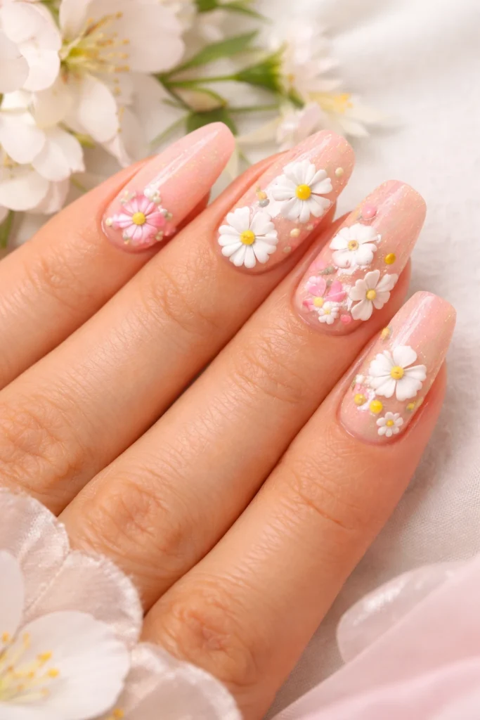 Spring Acrylic Nails