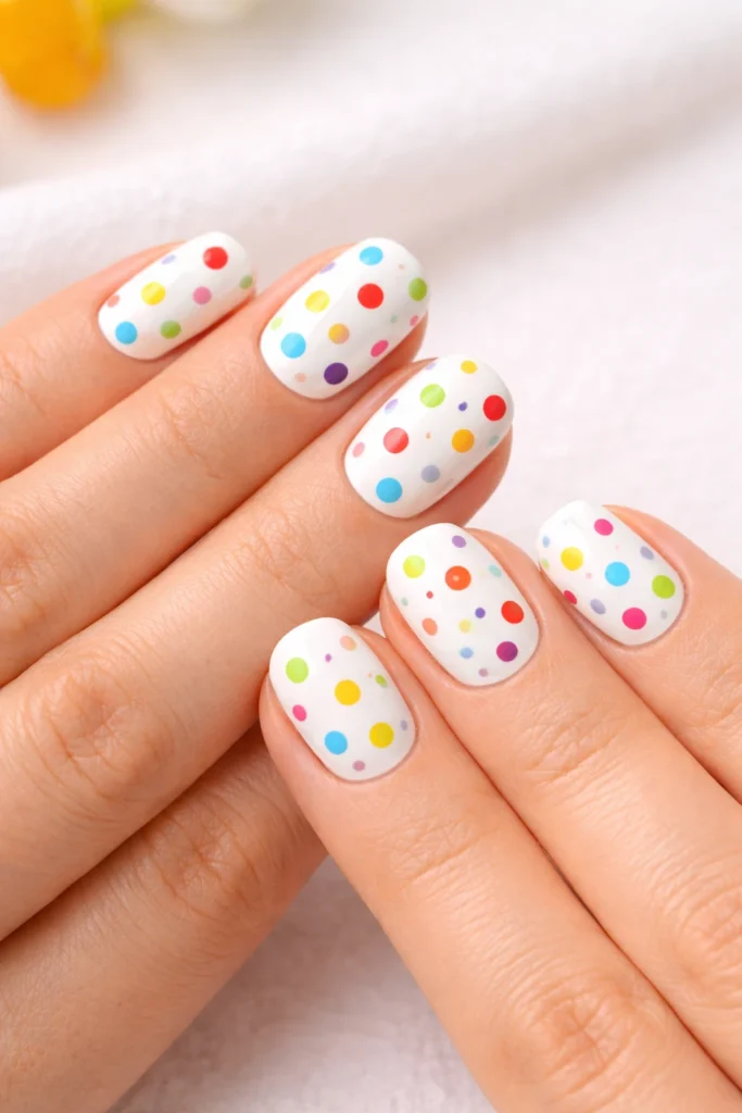 Polka Dot Nail Designs