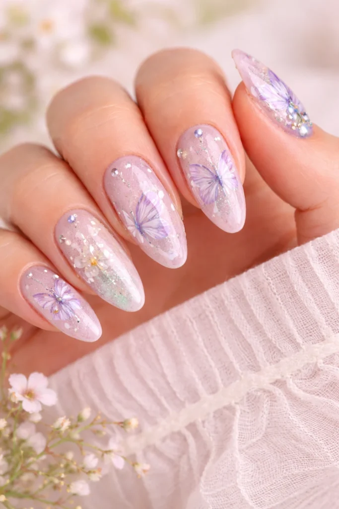 Spring Acrylic Nails