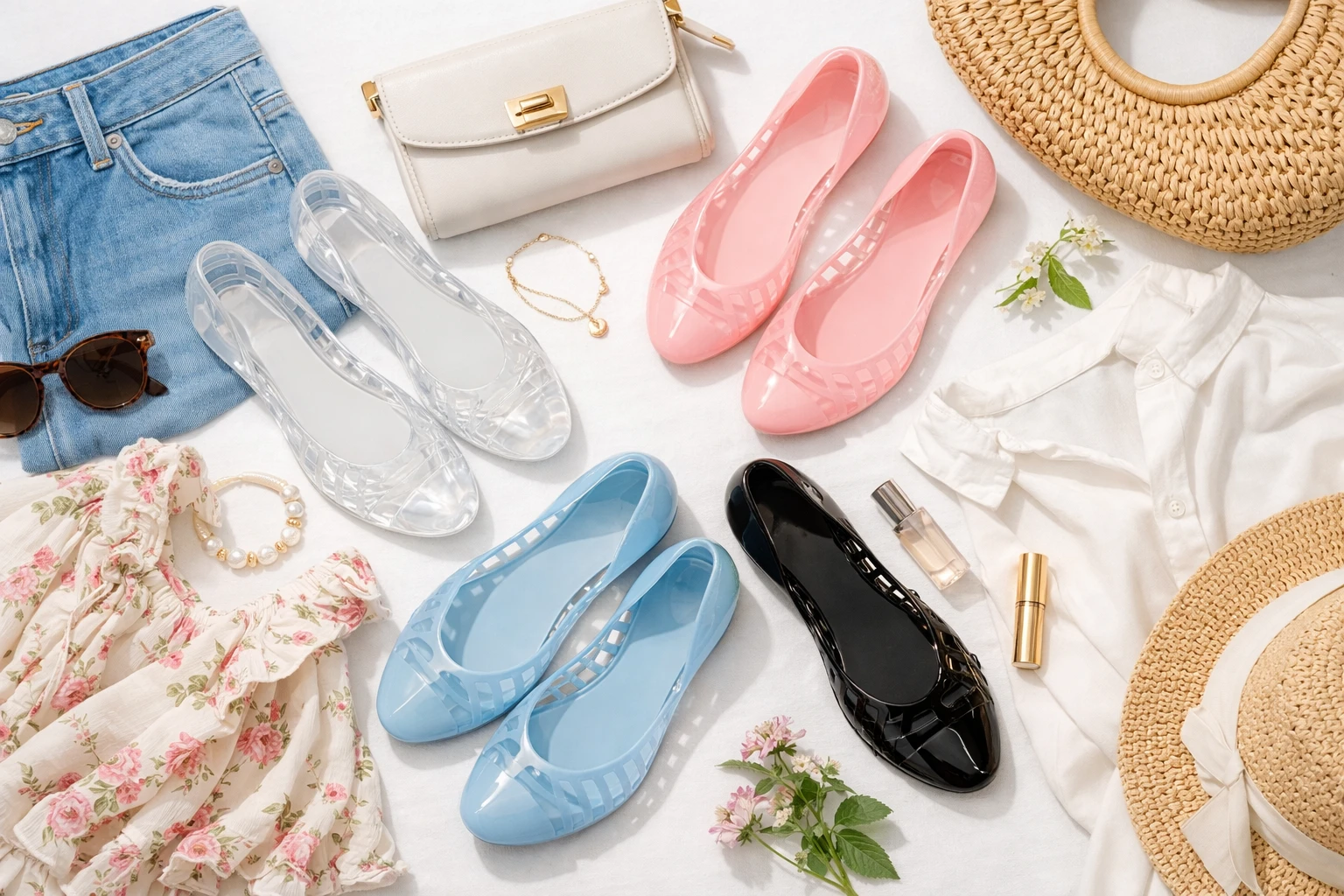 Jelly Flats Outfit