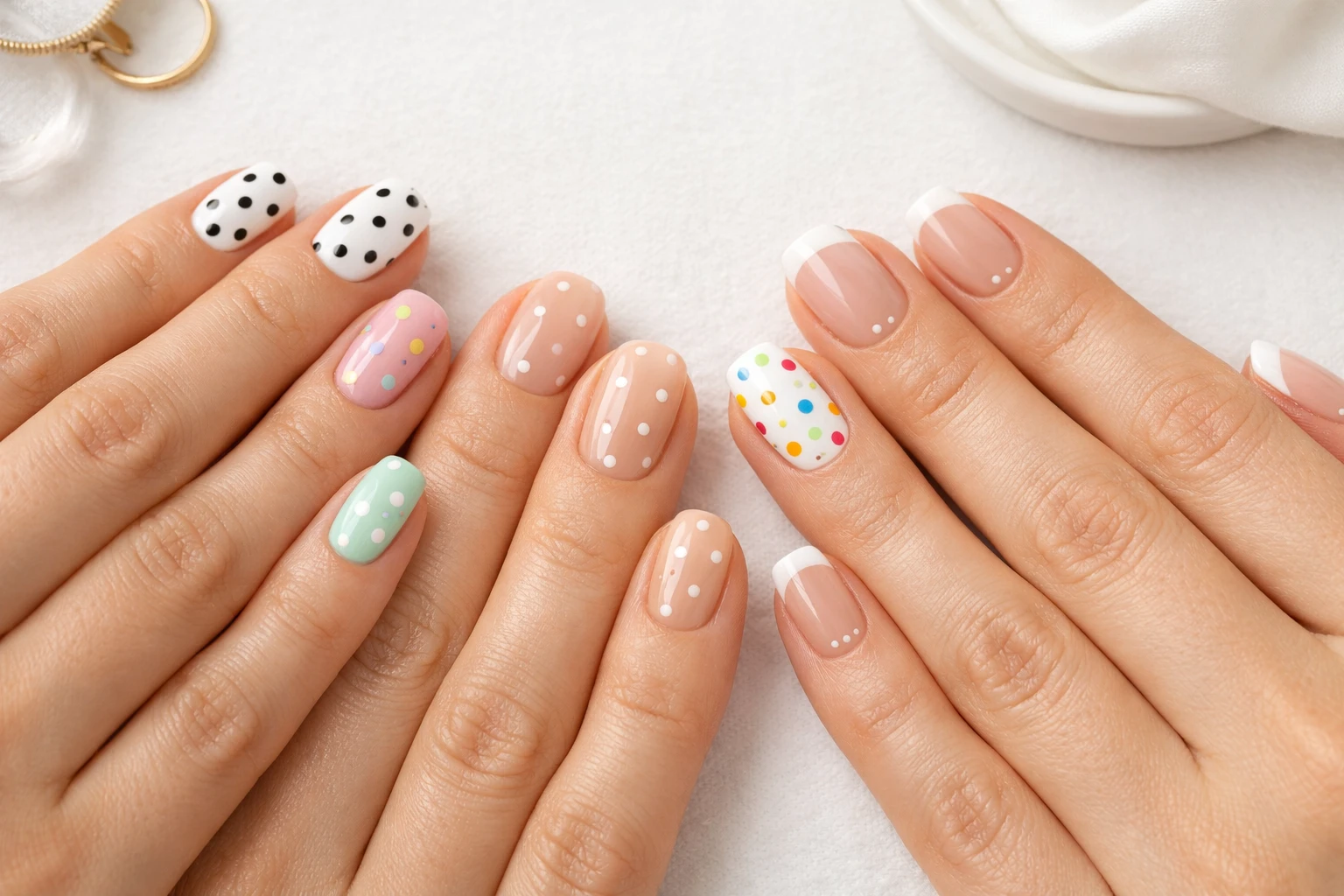 Polka Dot Nail Designs