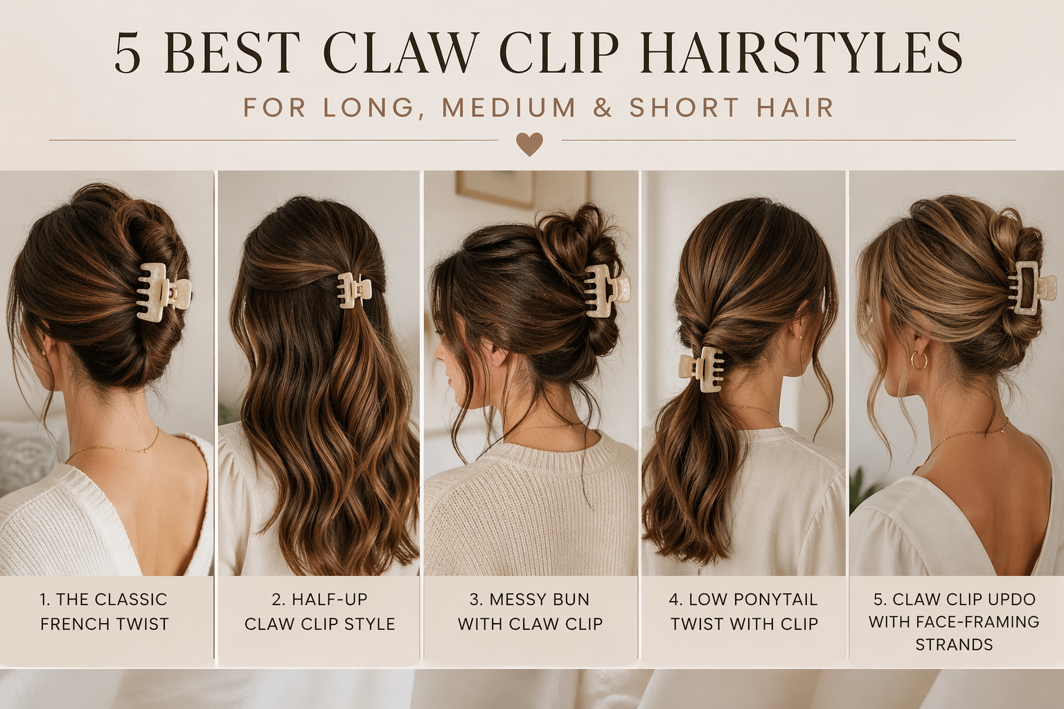 Claw Clip Hairstyles