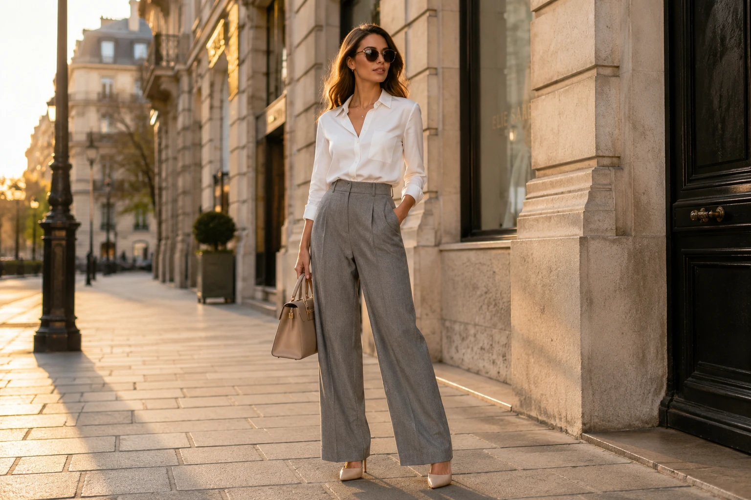 Grey Pants Outfit
