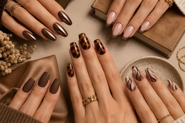 Brown Nails