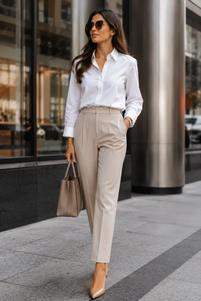 White Top Outfit