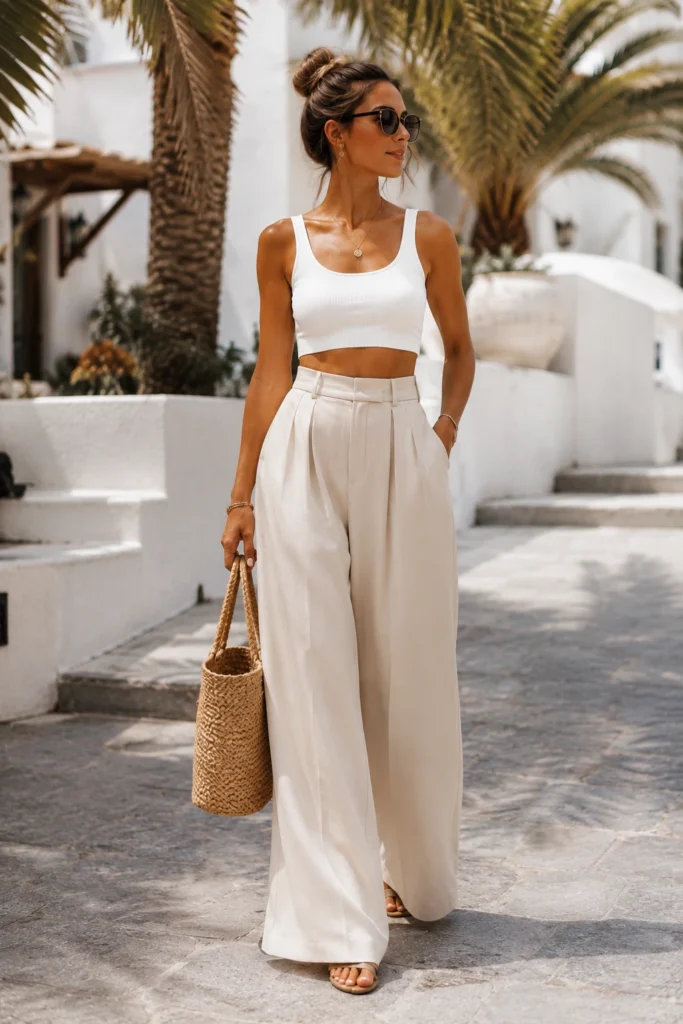 White Top Outfit