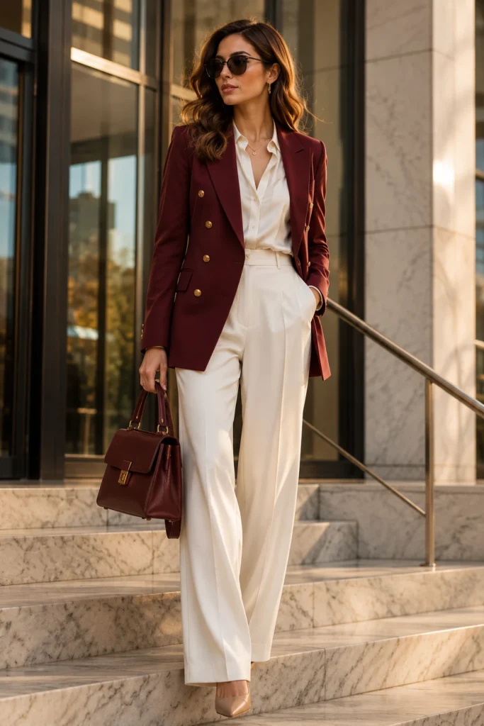 Burgundy Outfit