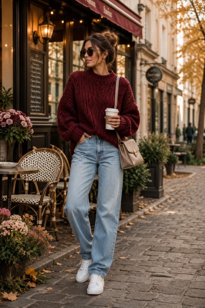 Burgundy Outfit