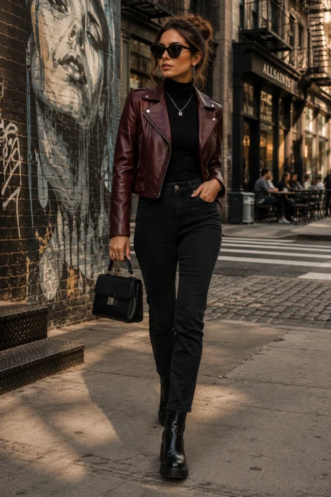 Burgundy Outfit