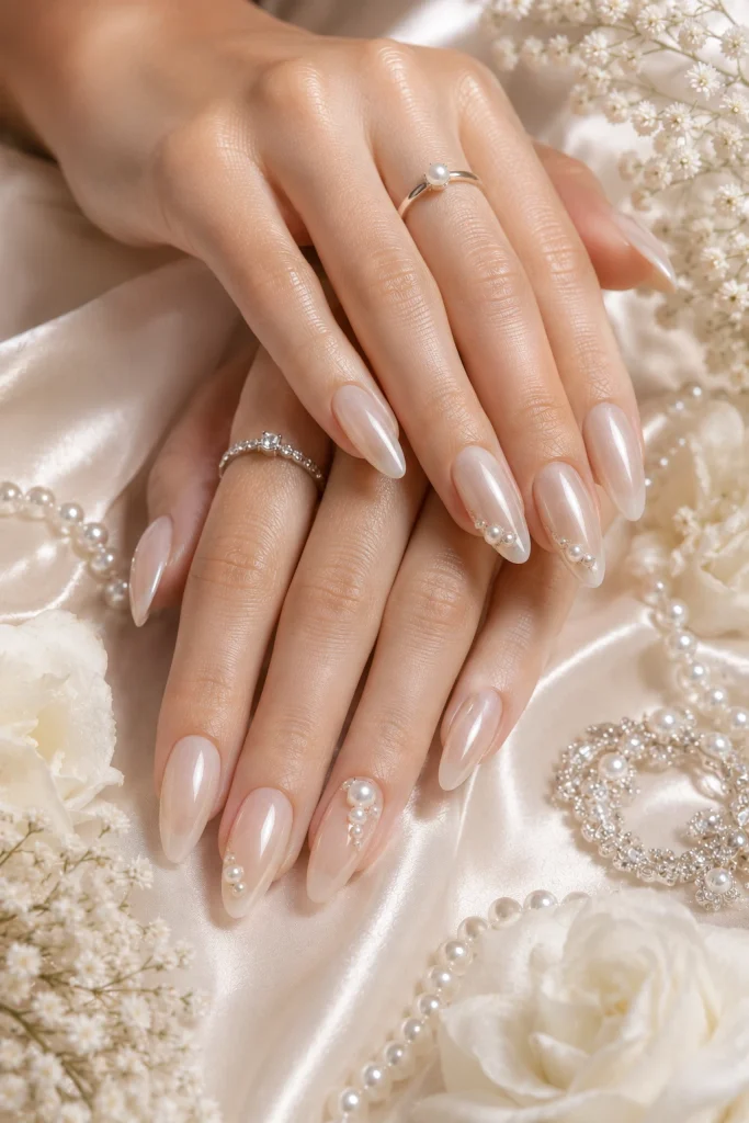 Nude Almond Nail