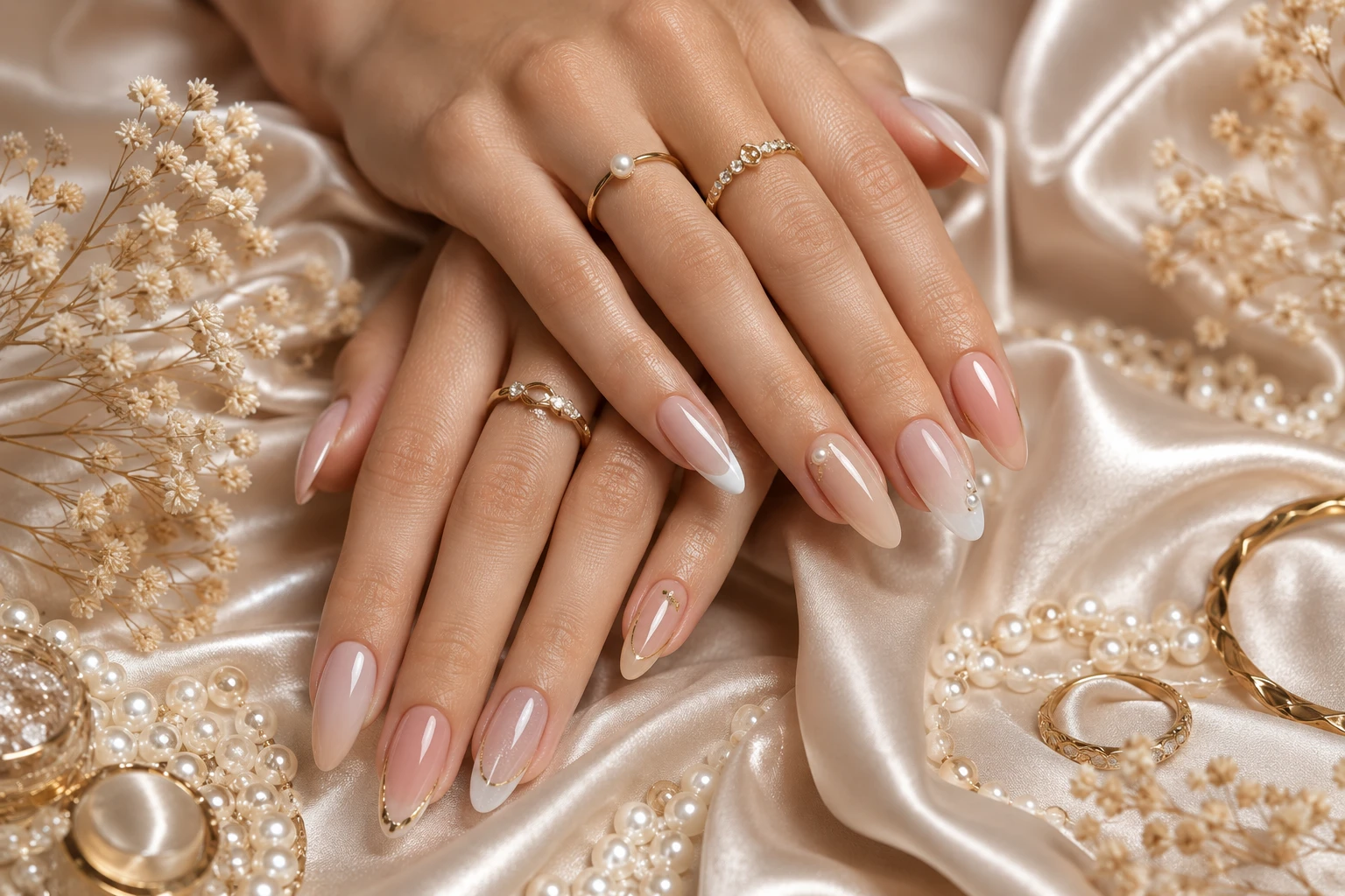 Nude Almond Nail